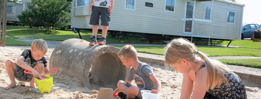 Kids in sand pit
